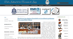 Desktop Screenshot of justiciajujuy.gov.ar